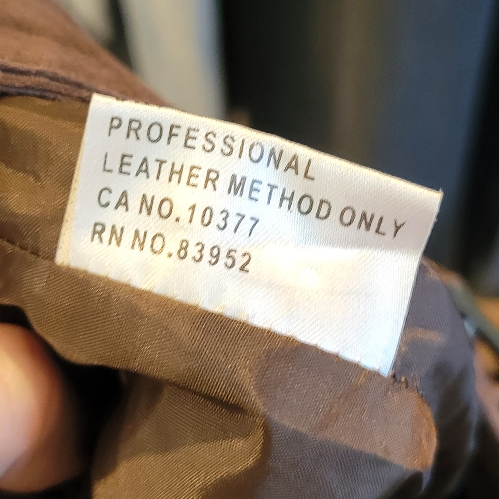 Margaret Godfrey | Suede Leather A Line Midi Skirt Brown - Picture 3 of 10